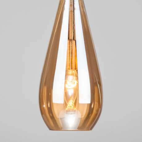 Подвесной светильник Eurosvet Ilario 50202/1 янтарный 