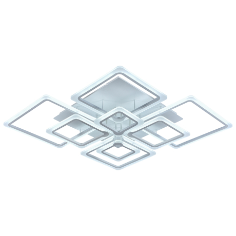 Светодиодная люстра с ПДУ Profit Light 8050/8 WHT 252W 