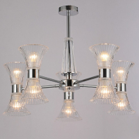 Люстра на штанге ILLUMICO  IL0288-10P-79 CR