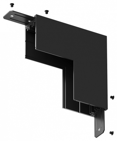 Соединитель угловой L-образный для треков Denkirs Smart TR2108-BK 