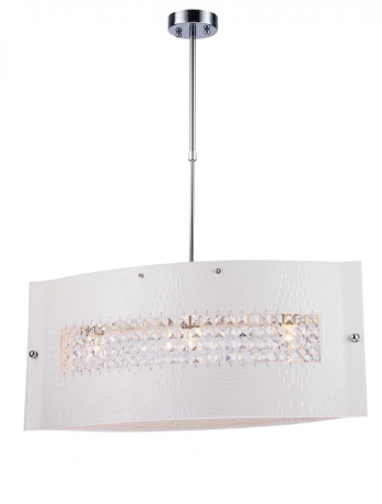 Люстра на штанге Lucia Tucci illuminazione Pelle Bianca 2010.3 