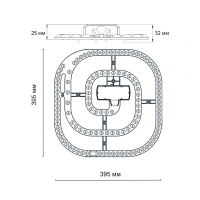 LED модуль с драйвером и линзованным рассеивателем на магнитах с ДУ Novotech  357770