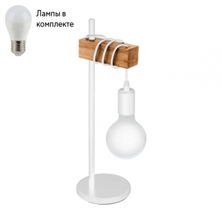 Настольная лампа в комплекте с лампочкой  Eglo 33163+Lamps 