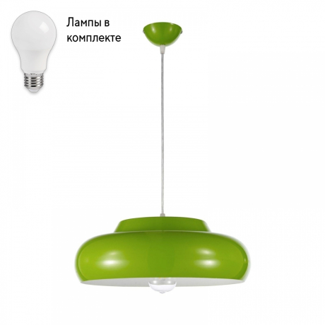 Светильник подвесной с Led лампочками в комплекте Arti Lampadari Vito E 1.3.P1 GR+Lamps 
