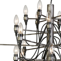 Люстра с лампочками, подвесная, комплект от Lustrof. №65476-617411