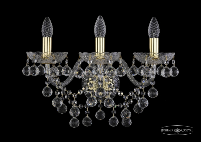 1409B/3/195/XL/G Бра Bohemia Ivele Crystal 