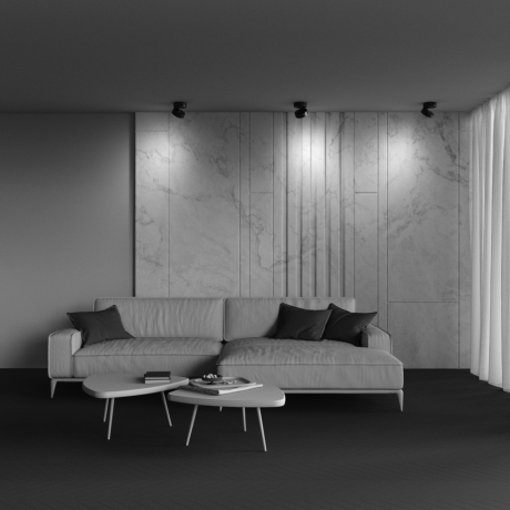 Потолочный светильник Technical C024CL-18W4K-B-1 Onda 