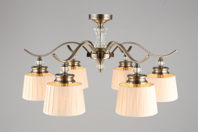 Люстра потолочная со светодиодными лампочками E14, комплект от Lustrof. №240684-656560 