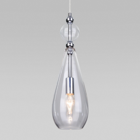 Подвесной светильник Eurosvet Ilario 50202/1 прозрачный 