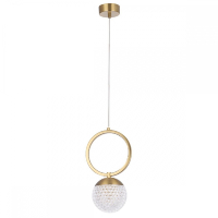 Подвесной светильник Crystal Lux Carolina SP1 V1 BRASS