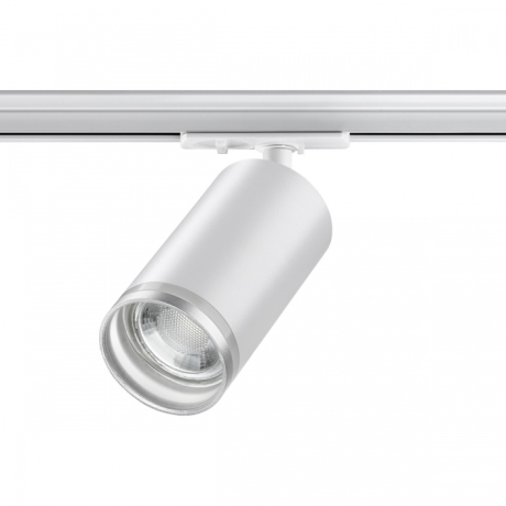 Однофазный светильник для шинопровода с лампочкой Novotech 370876+Lamps 