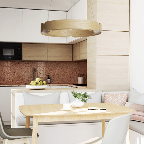 Подвесной кольцевой светильник Range 1 D70 Black walnut ImperiumLoft RANGE01 (195534-26) 