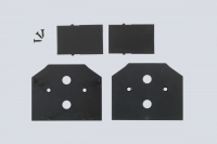 Заглушка для встраиваемого трека 220V в натяжной ПВХ потолок, в комплекте 4 шт Crystal Lux CLT 0.235 06 BL