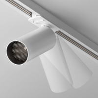 Нарушена упаковка!  <439198> Однофазный LED светильник 12W 4000К для трека Maytoni Technicall Focus LED TR021-1-12W4K-W-D-W