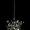 Подвесной светильник с лампочками CRYSTAL LUX GARDEN SP3 D400 CHROME+Lamps 