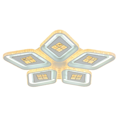 Светодиодная диммируемая люстра с ПДУ Profit Light 8054/5 WHT 270W 