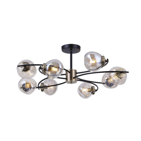 Люстра с поддержкой Алисы На штанге Omnilux OML-95307-08-A 