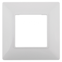 Нарушена упаковка.  <169348> Рамка на 1 пост (белый) Эра Elegance 14-5001-01 () Б0034381