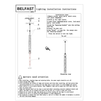 Нарушена упаковка!  <705455> Подвесной светильник Belfast Grosvenor 167-1 CR GR Серый