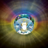 Встраиваемый светильник с LED подсветкой Fametto Luciole DLS-L117 G9 GLASSY-RAINBOW (10744) 