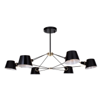 Люстра на штанге с лампочками Favourite Eimer 1512-6P+Lamps E14 P45