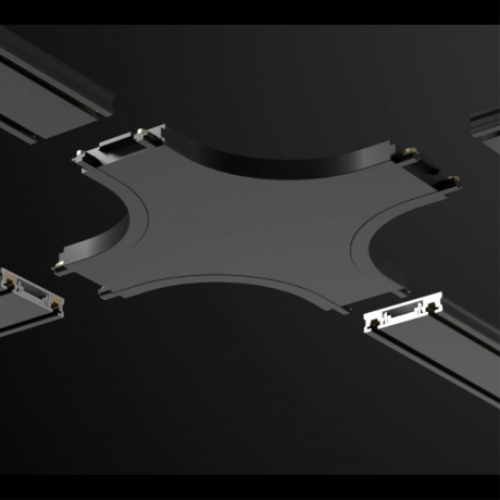 Соединитель X-образный для треков накладных Novotech Smal 135211 