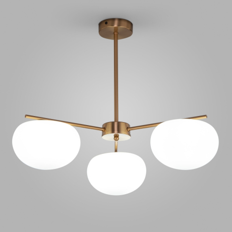 Люстра на штанге со стеклянными плафонами Eurosvet Like 30190/3 (a065711) 