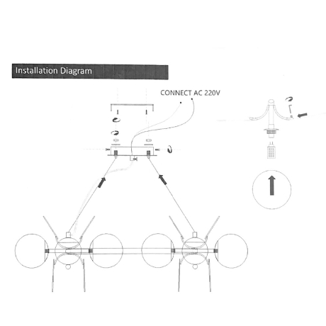 Кольцевая люстра Matisse R D105 ImperiumLoft MATISSE-R01 (191864-26) 