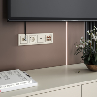 Рамка на 4 поста Werkel Stark (слоновая кость) W0041803