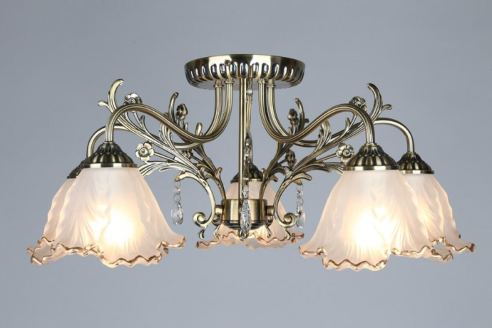 Люстра с поддержкой Маруси потолочная Omnilux OML-54807-05-M 