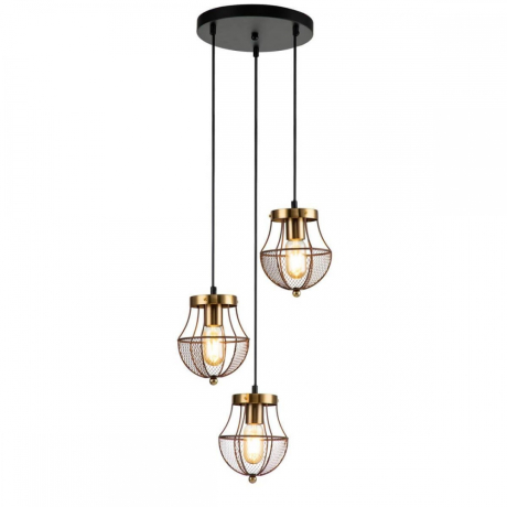 Подвесной светильник Indigo Pallo 10011/3P Gold 