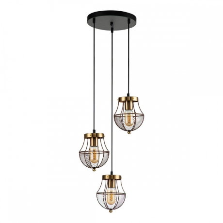 Подвесной светильник Indigo Pallo 10011/3P Gold 