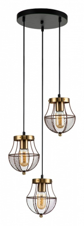 Подвесной светильник Indigo Pallo 10011/3P Gold 