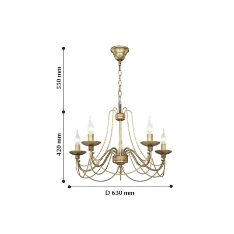 Люстра с лампочками F-Promo Chateau 2163-5P+Lamps 