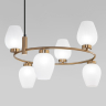 Подвесная люстра Eurosvet Alva 30183/6 латунь 