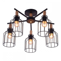 Люстра на штанге Escada Texas 469/5PL Black