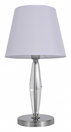 Настольная лампа декоративная Newport 11600 11601/T nickel без абажура 
