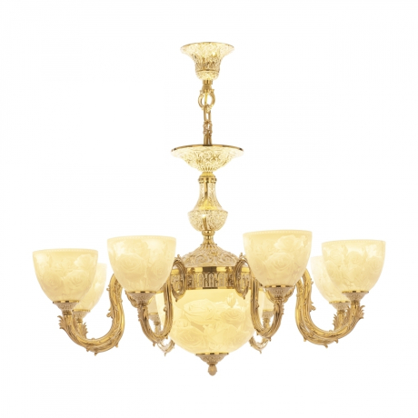 Люстра Bohemia Ivele Crystal 71203P/8/210 GW P1 U Rose 