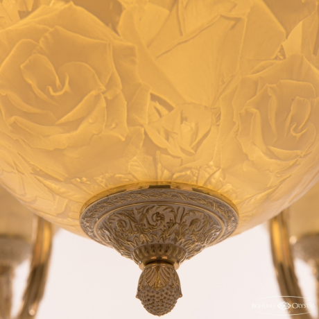 Люстра Bohemia Ivele Crystal 71203P/8/210 GW P1 U Rose 