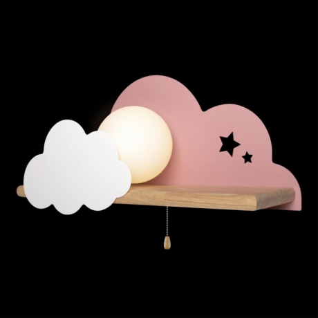 Светильник на стену с Led лампочками в комплекте LOFT IT 10134 Pink+Lamps 