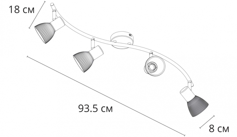 A5062PL-4AB Спот Arte Lamp PARRY 