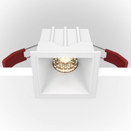 Встраиваемый светильник Maytoni Alfa LED DL043-01-10W4K-D-SQ-W 