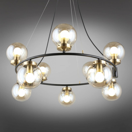 Люстра подвесная с лампочками Omnilux OML-94003-10+Lamps 