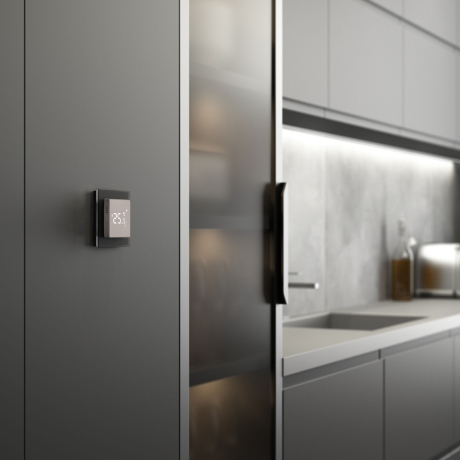 Умный сенсорный терморегулятор  для теплого пола (дымчатый) W1151217 Werkel 