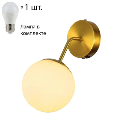 Бра с лампочкой F-Promo Gutta 2854-1W+Lamps E27 P45 