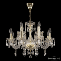 Люстра 117/8+4/195 G Bohemia Ivele Crystal