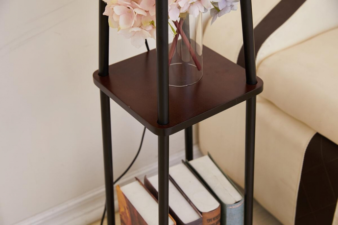 Торшер напольный светильник со столиком. Торшер с полками от Lustrof  751443-770692 