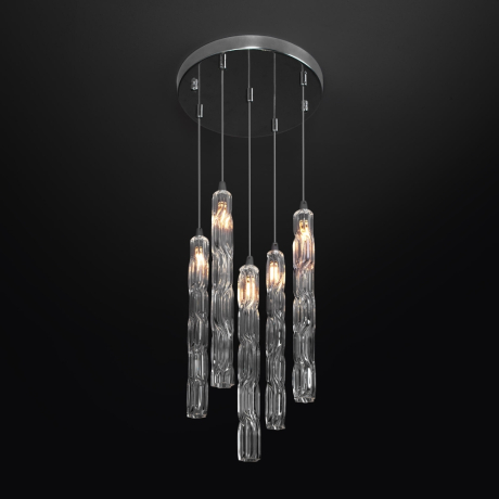 Подвесной светильник Eurosvet Lynn 50381/5 хром (a057391) 
