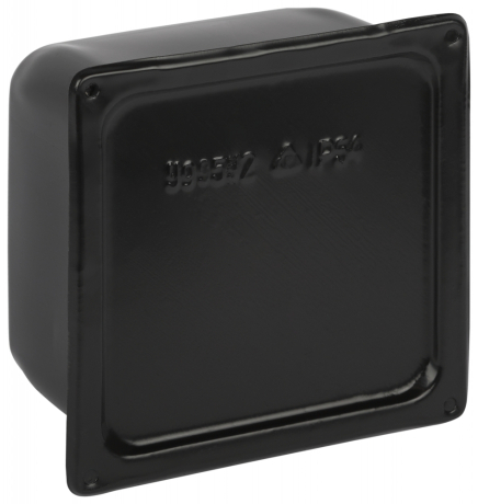 Коробка протяжная ЭРА Y-994-110-110-80-31 металлическая У-994 без уплотнителя 110х110х80мм черная IP31 (Б0062854) 