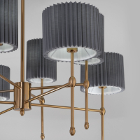 Люстра на штанге с тканевыми абажурами Eurosvet Notturno 60162/8 (a065666)